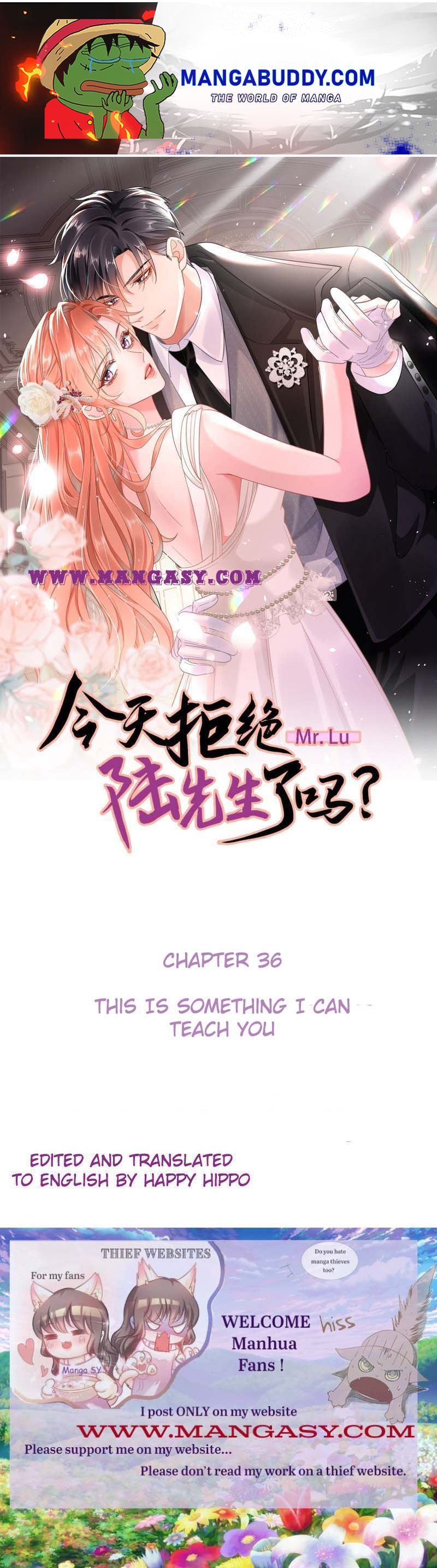 Did You Reject Mr.lu Today? chapter 36