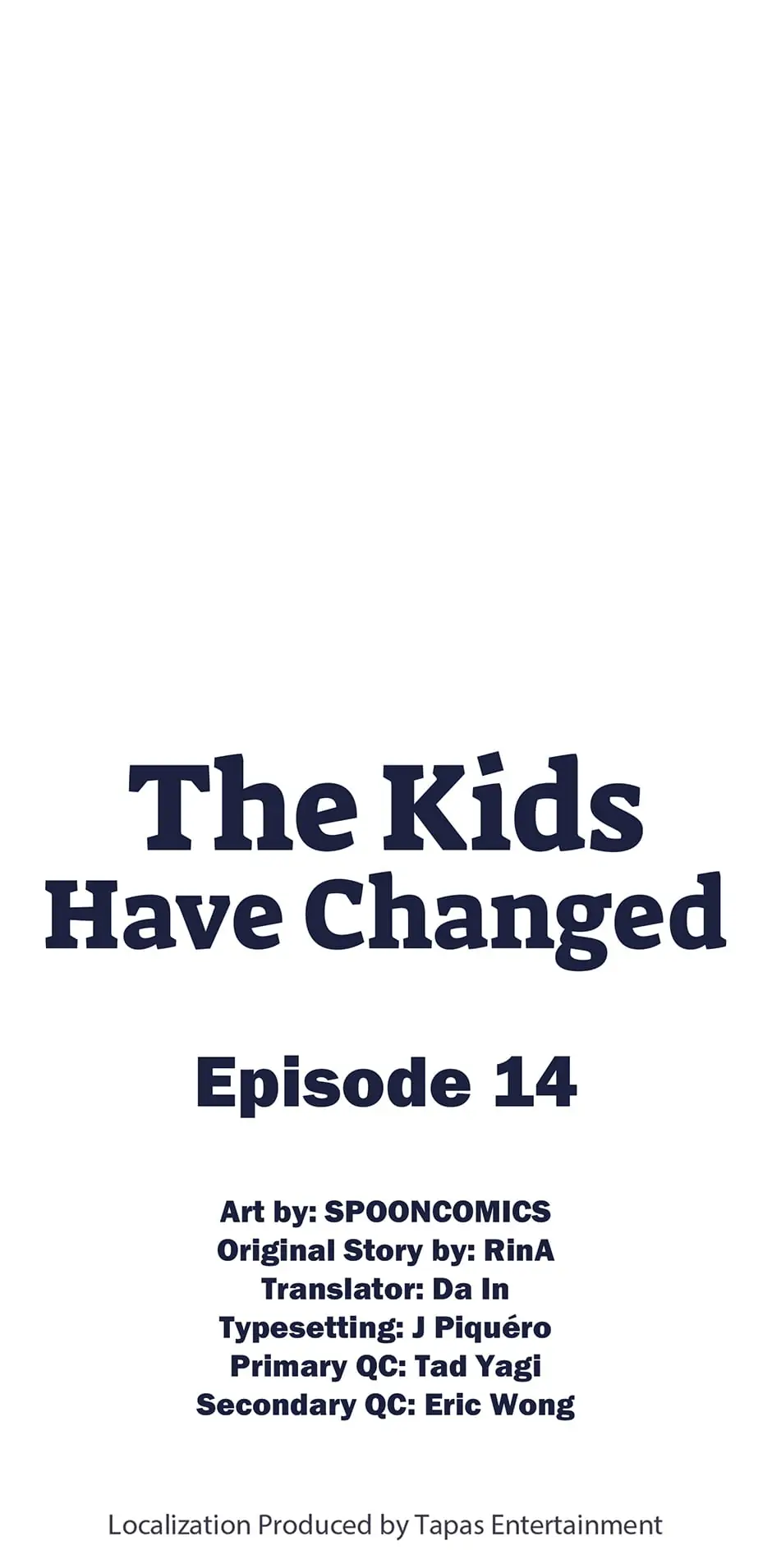 The Kids Have Changed chapter 14