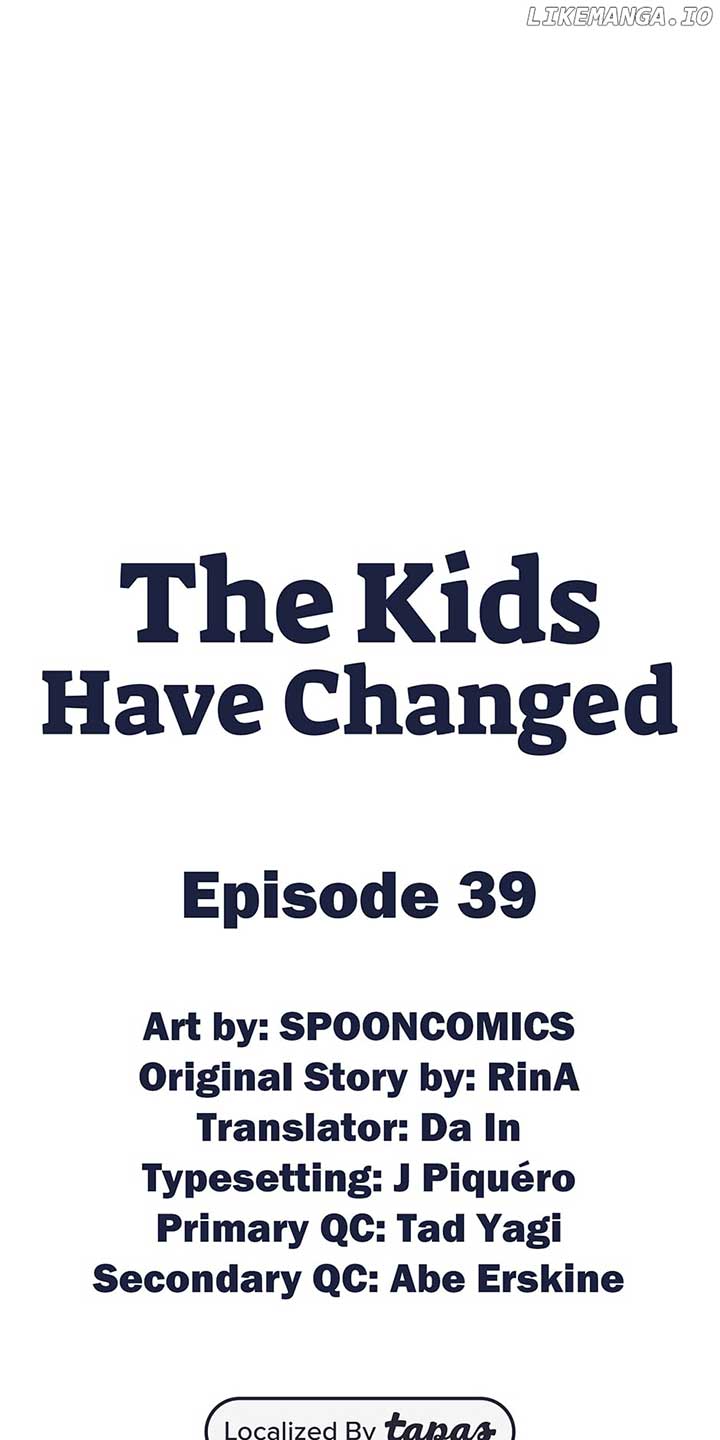 The Kids Have Changed chapter 39