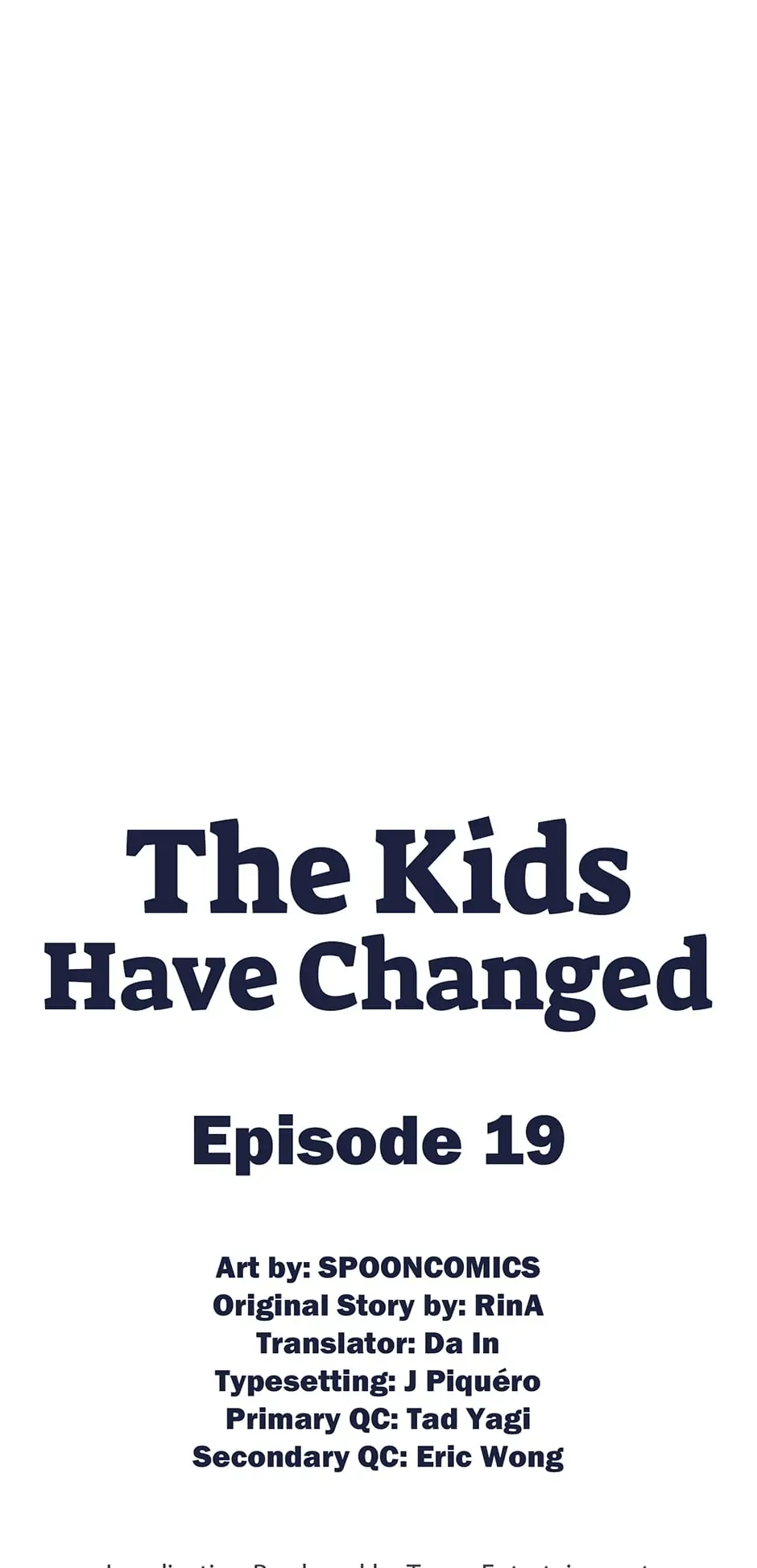 The Kids Have Changed chapter 19