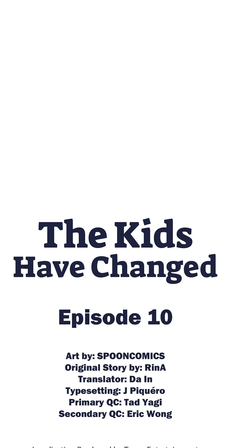 The Kids Have Changed chapter 10