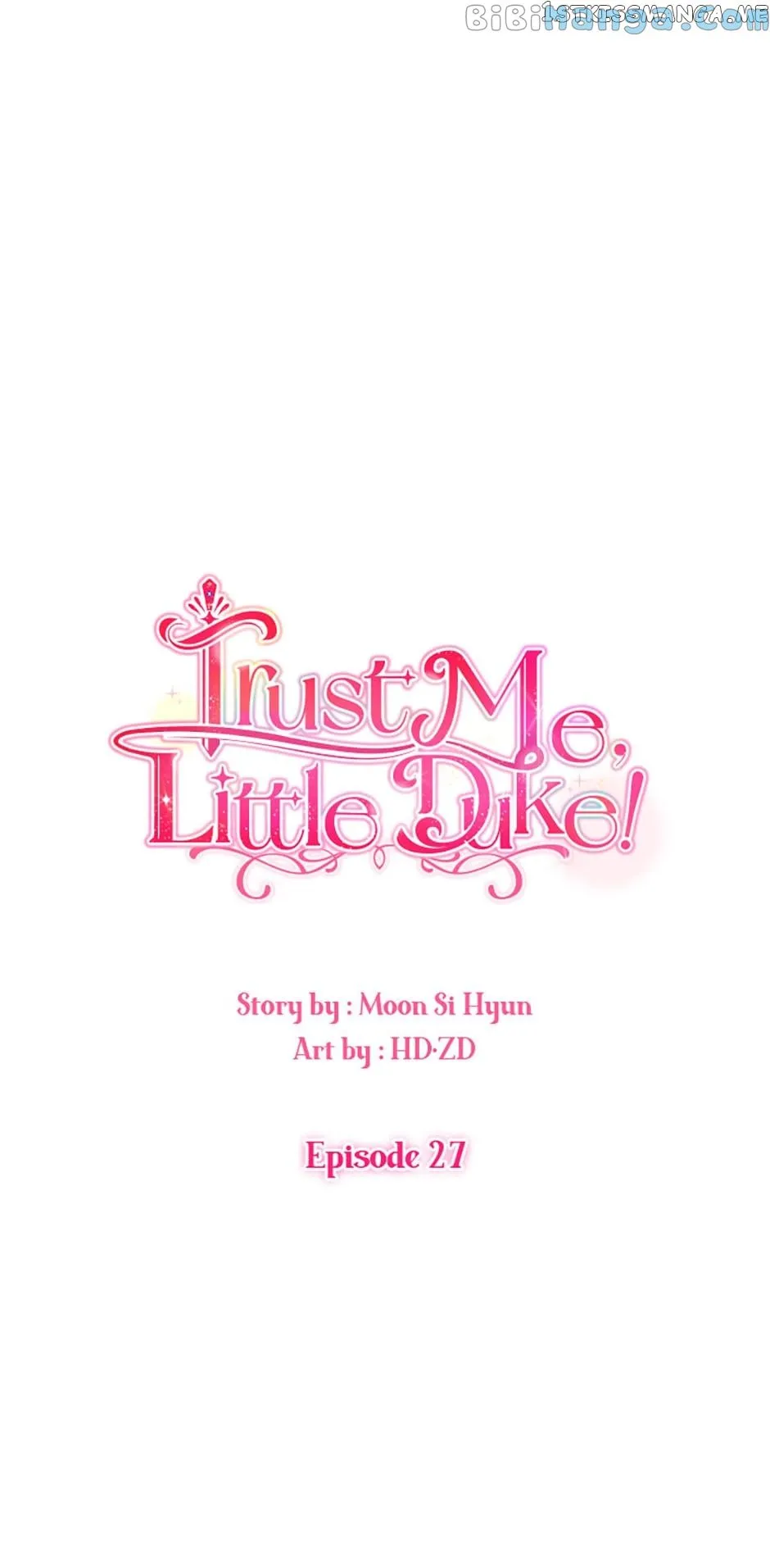 Hey Little Duke, Just Trust in Sister chapter 27