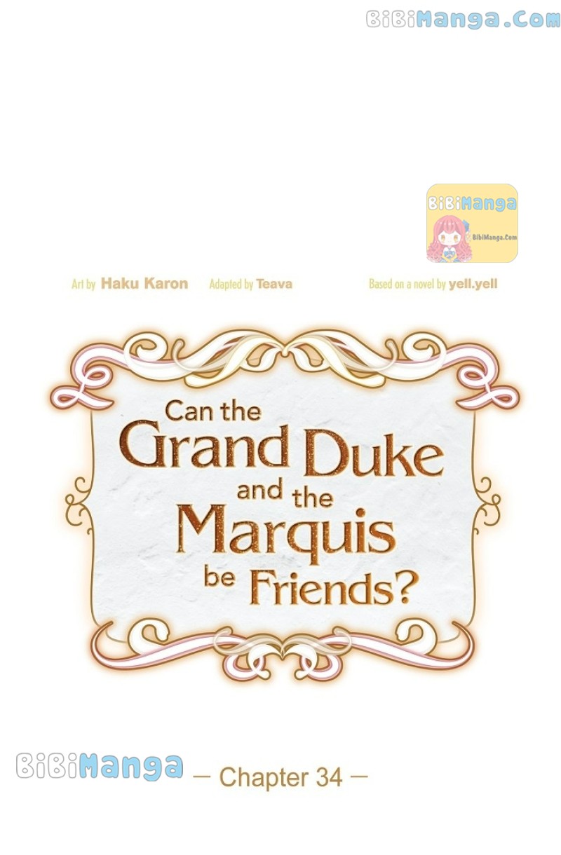 There’s No Friendship Between the Grand Duke and the Marquis chapter 34