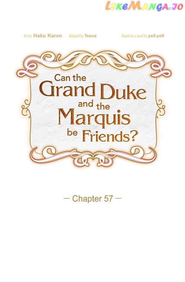 There’s No Friendship Between the Grand Duke and the Marquis chapter 57