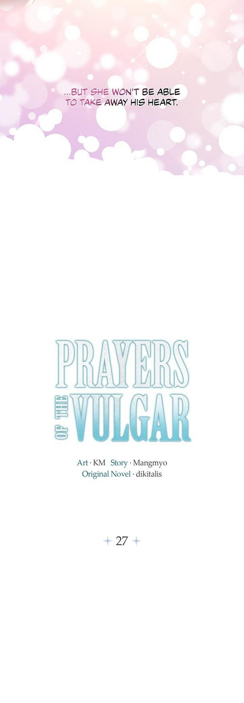 Prayers of the Vulgar chapter 27