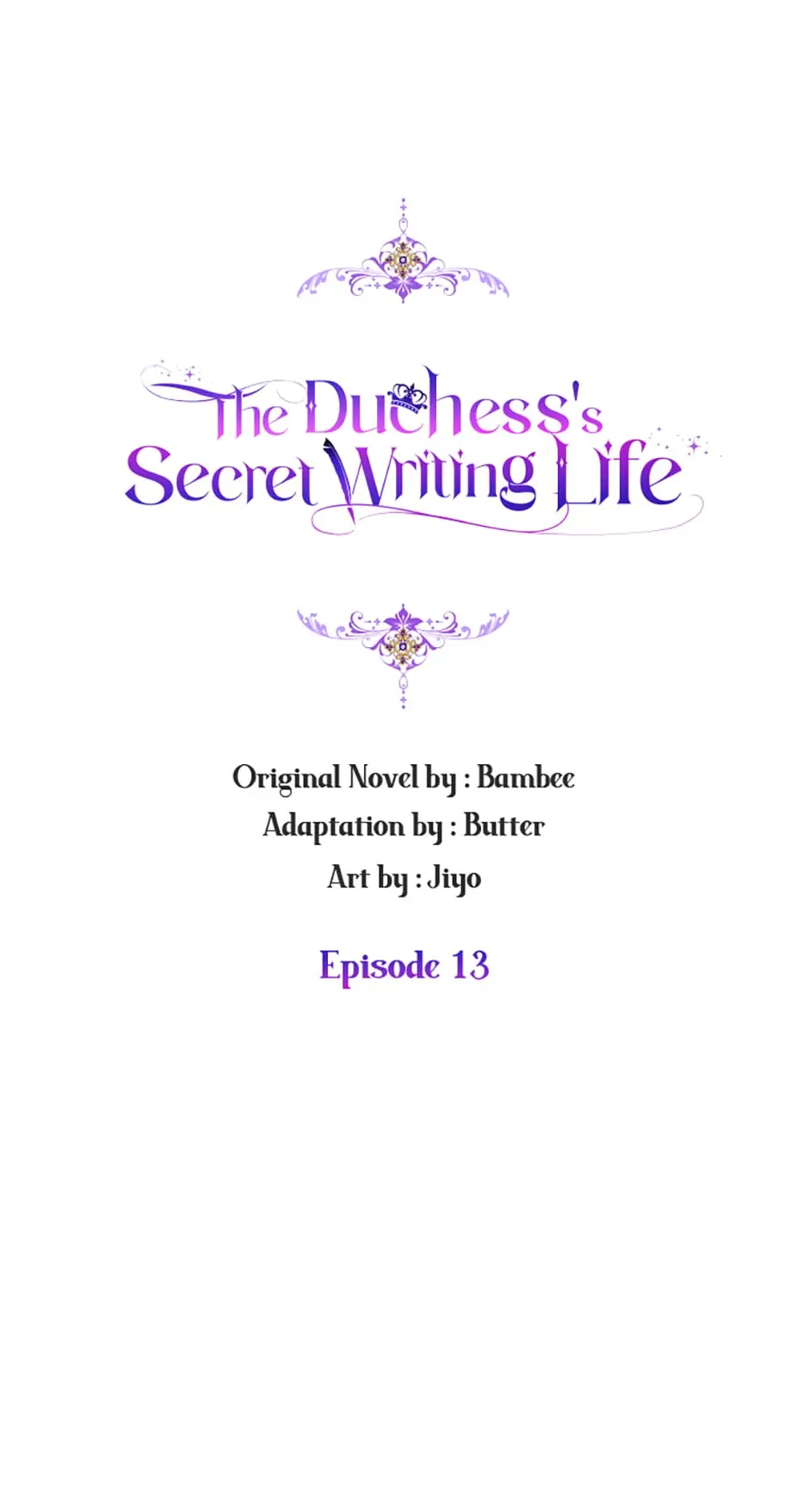 The Duchess’ Secret Writings chapter 13