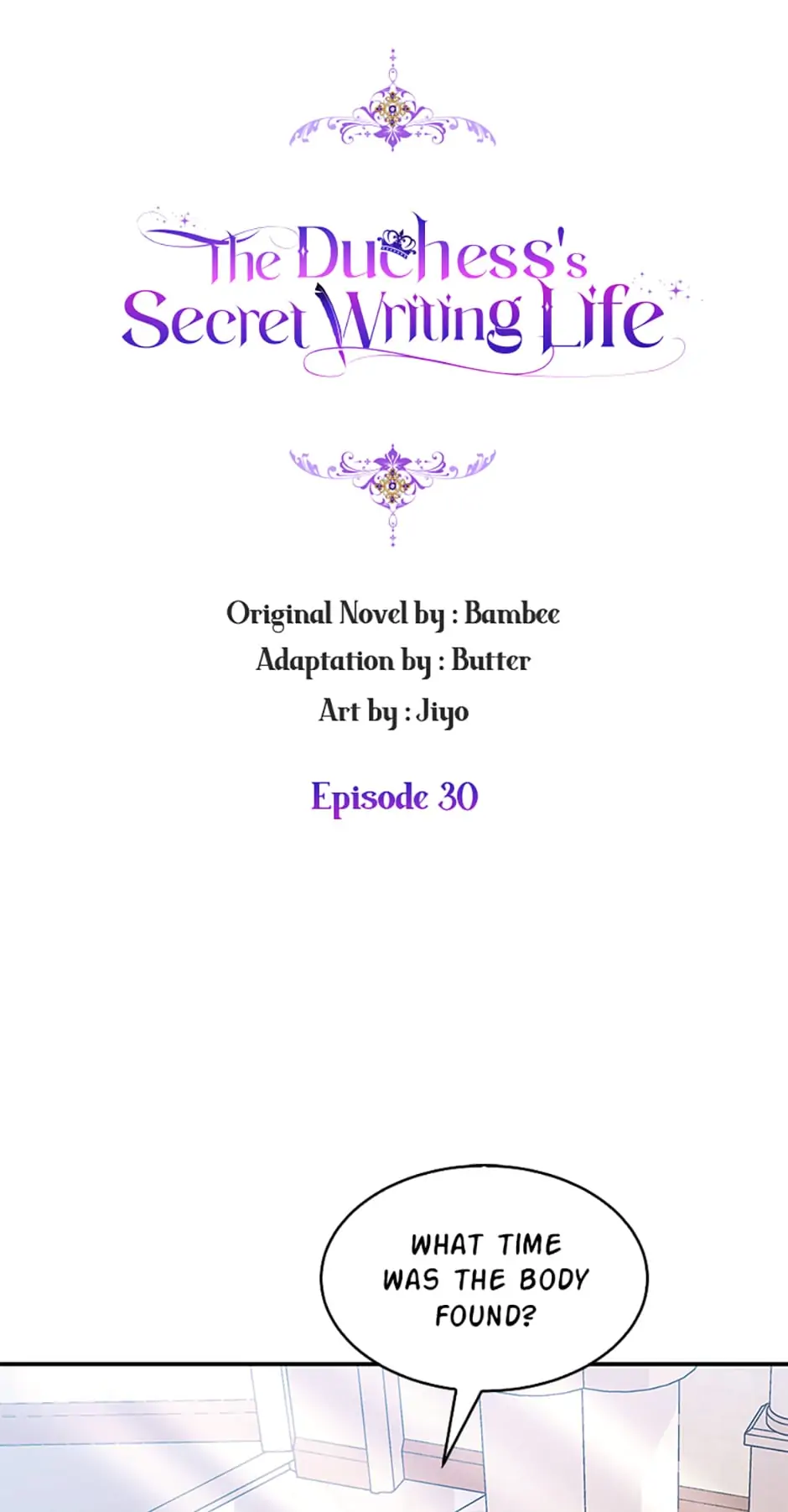 The Duchess’ Secret Writings chapter 30