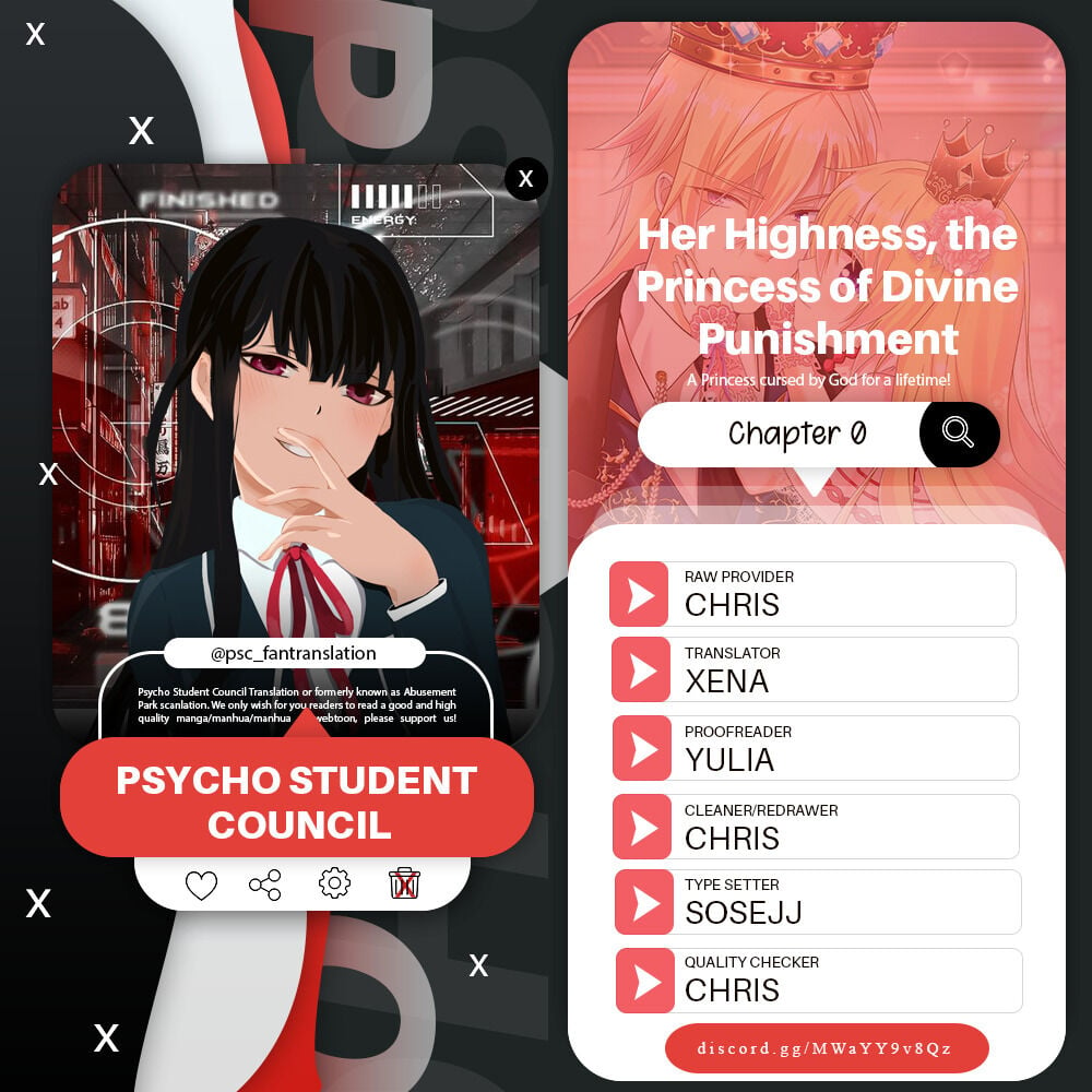 Her Highness, The Princess of Divine Punishment chapter 0