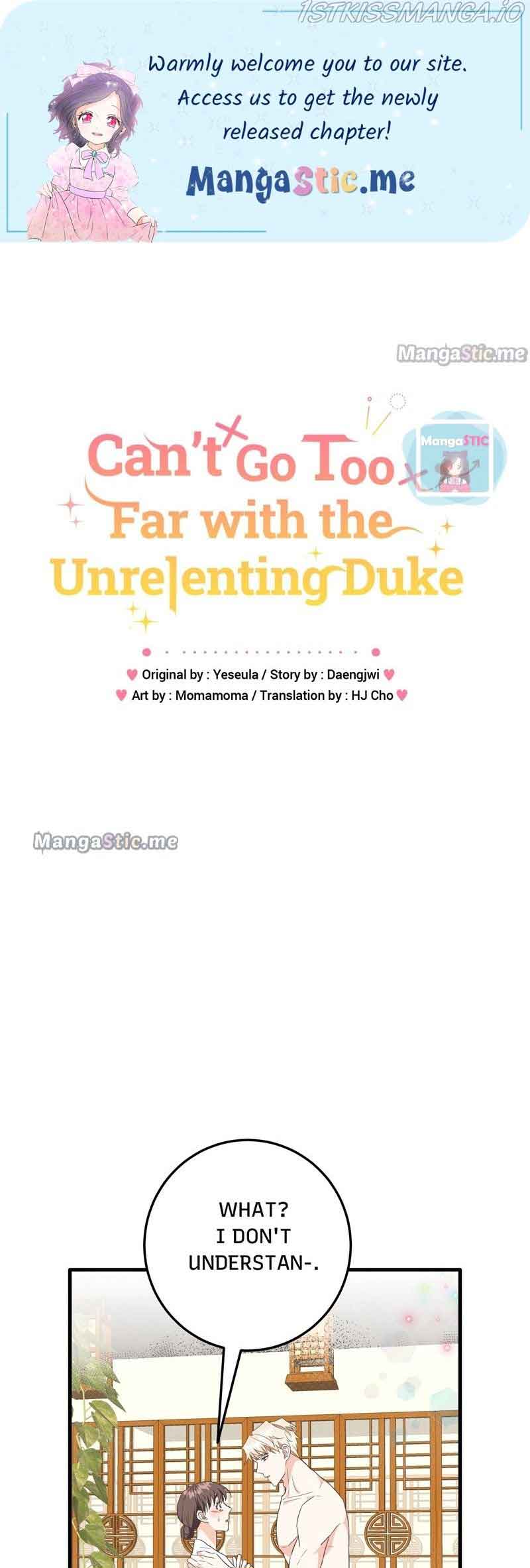 Can’t Go Too Far with the Unrelenting Duke chapter 9