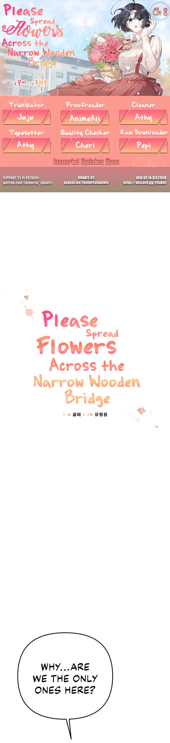 Please Spread Flowers Across the Narrow Wooden Bridge chapter 8