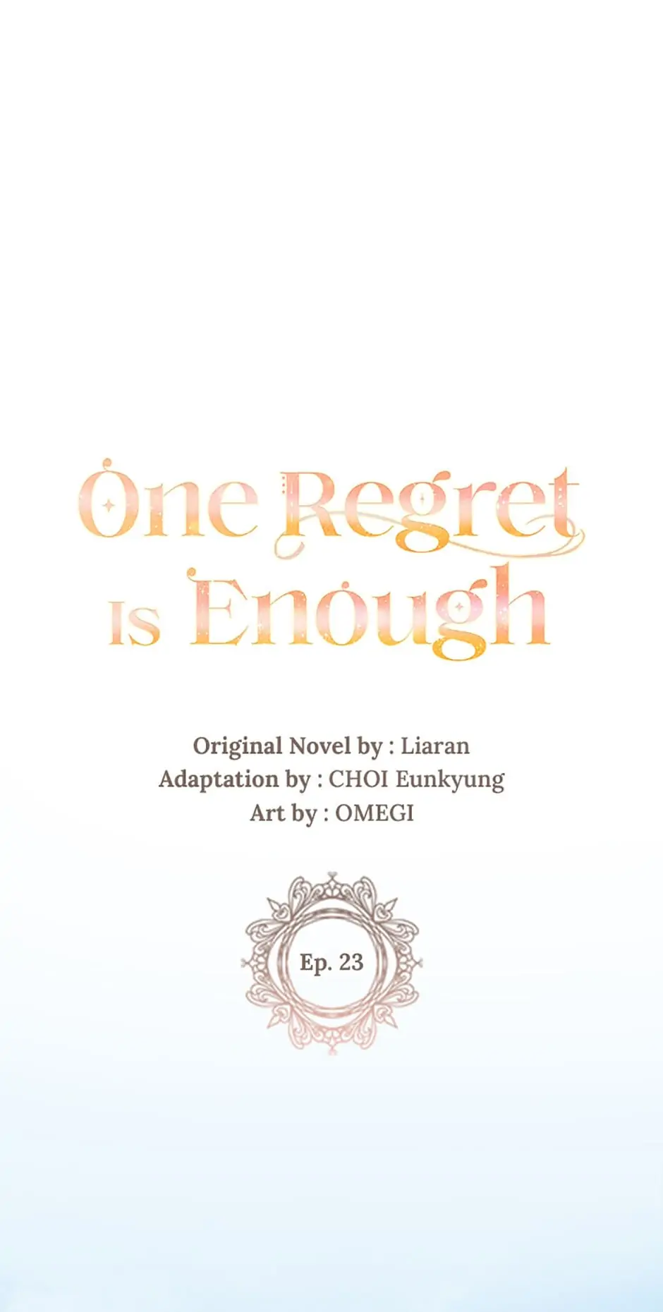 One Regret Is Enough chapter 23