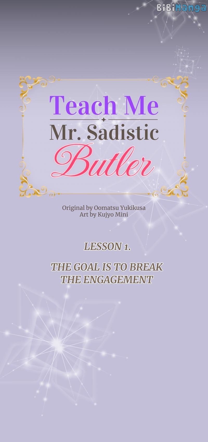 Teach Me, Mr. Sadistic Butler chapter 1