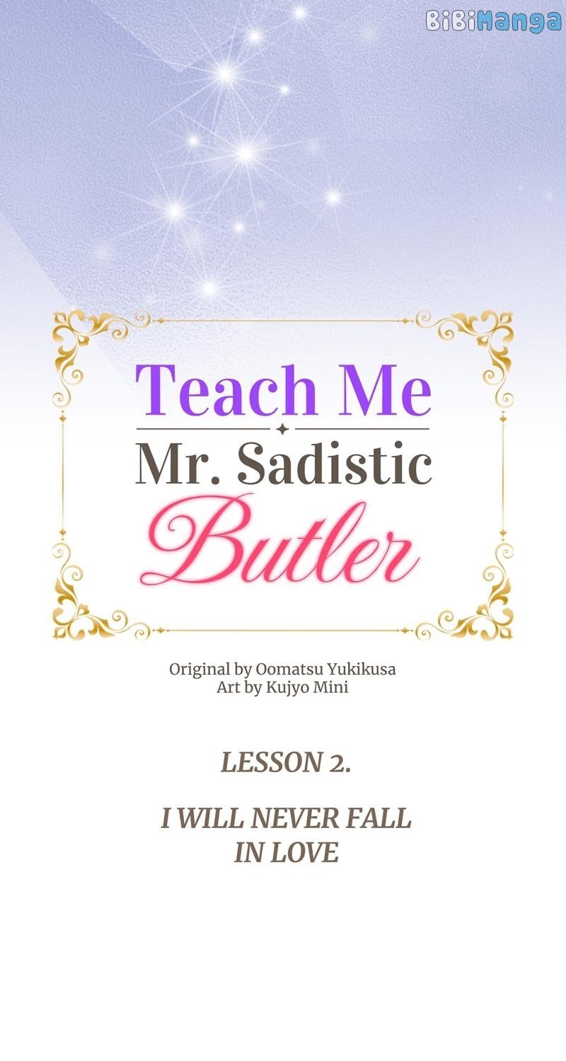 Teach Me, Mr. Sadistic Butler chapter 2