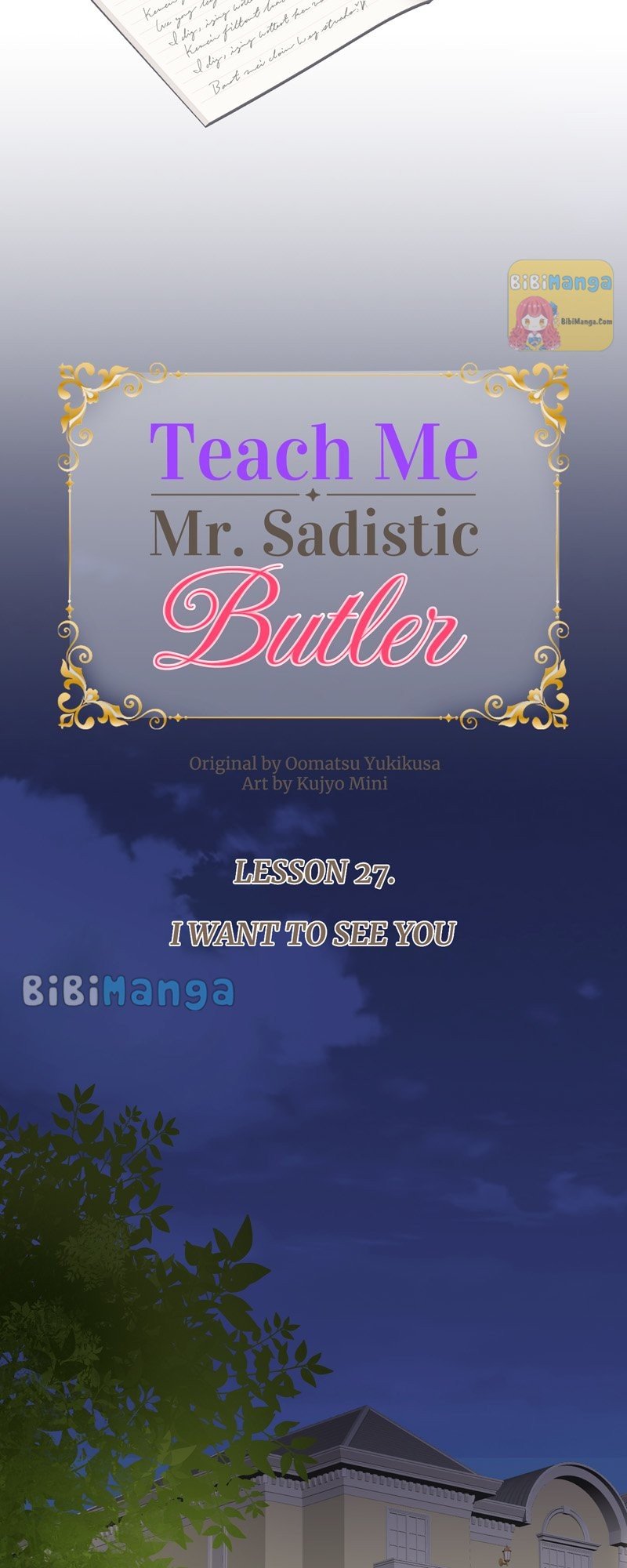 Teach Me, Mr. Sadistic Butler chapter 27