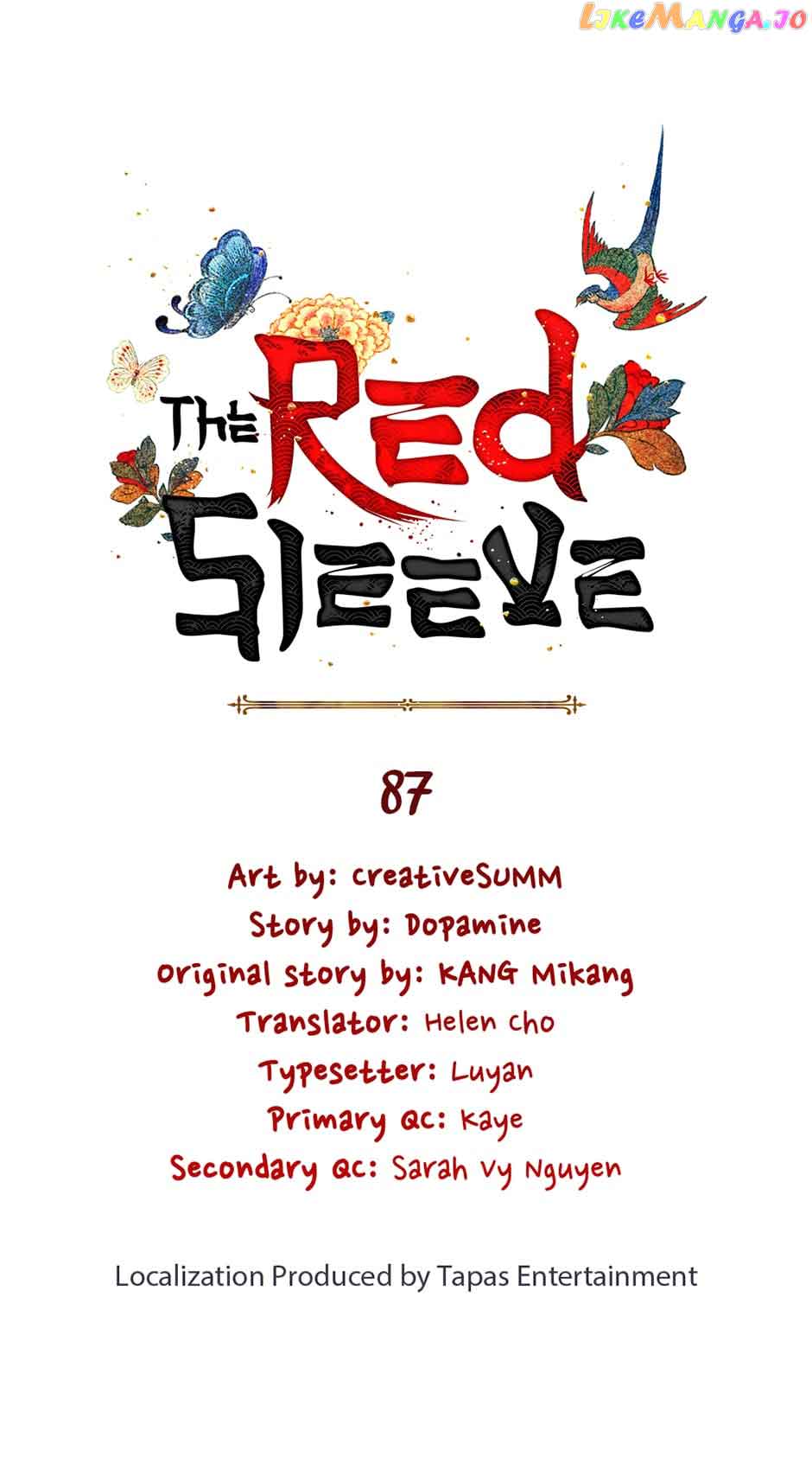 The Red Sleeve chapter 87