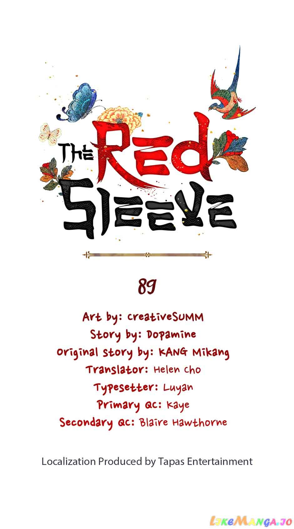 The Red Sleeve chapter 89