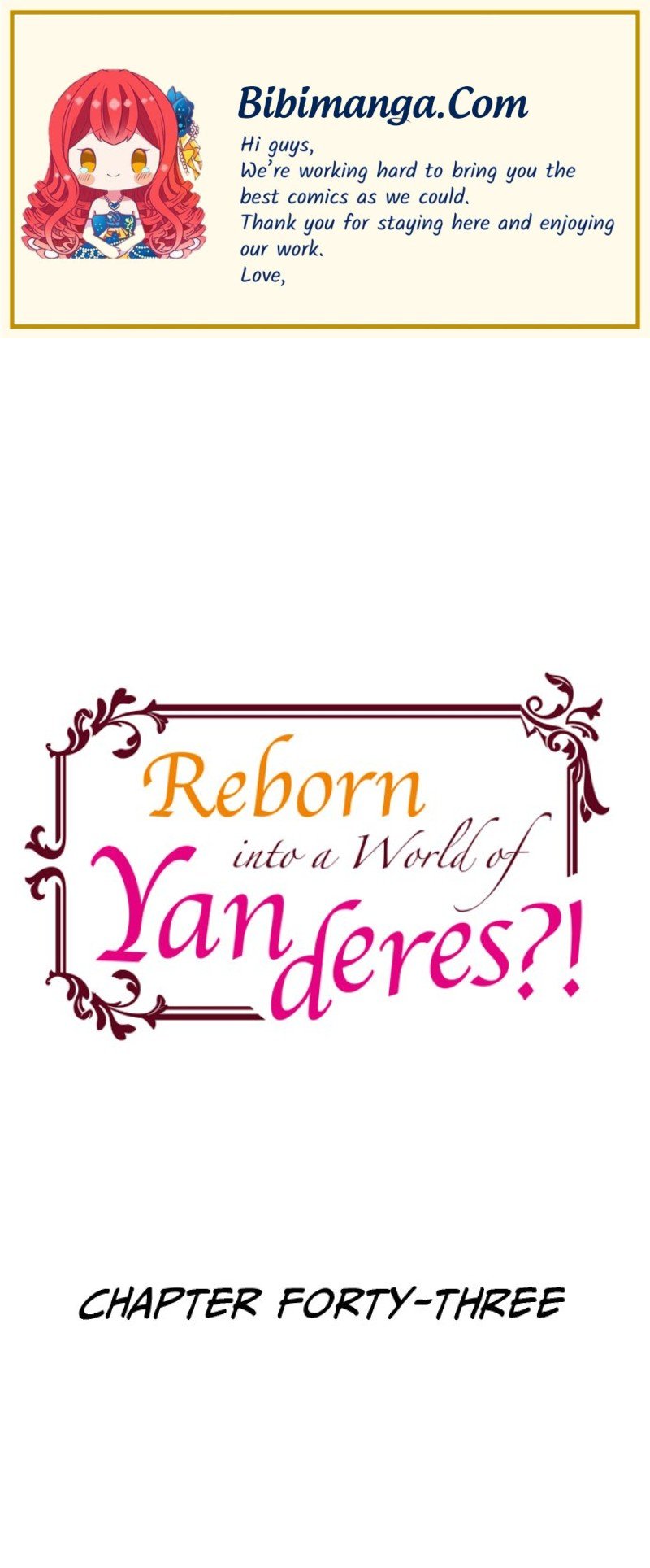 Reborn into a World of Yanderes?! chapter 43