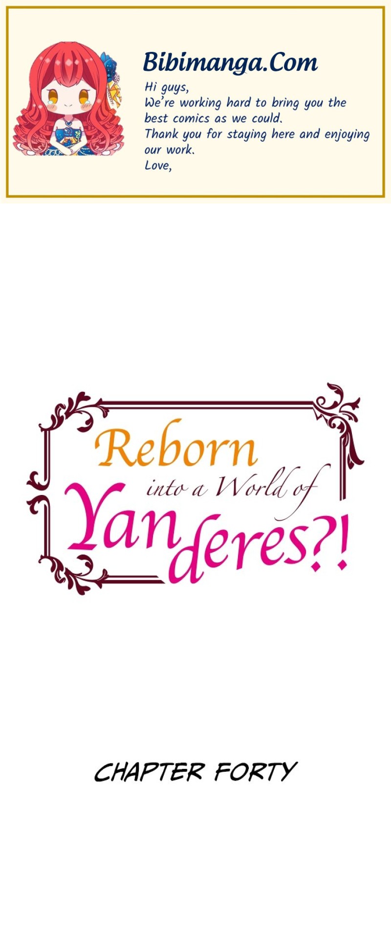 Reborn into a World of Yanderes?! chapter 40
