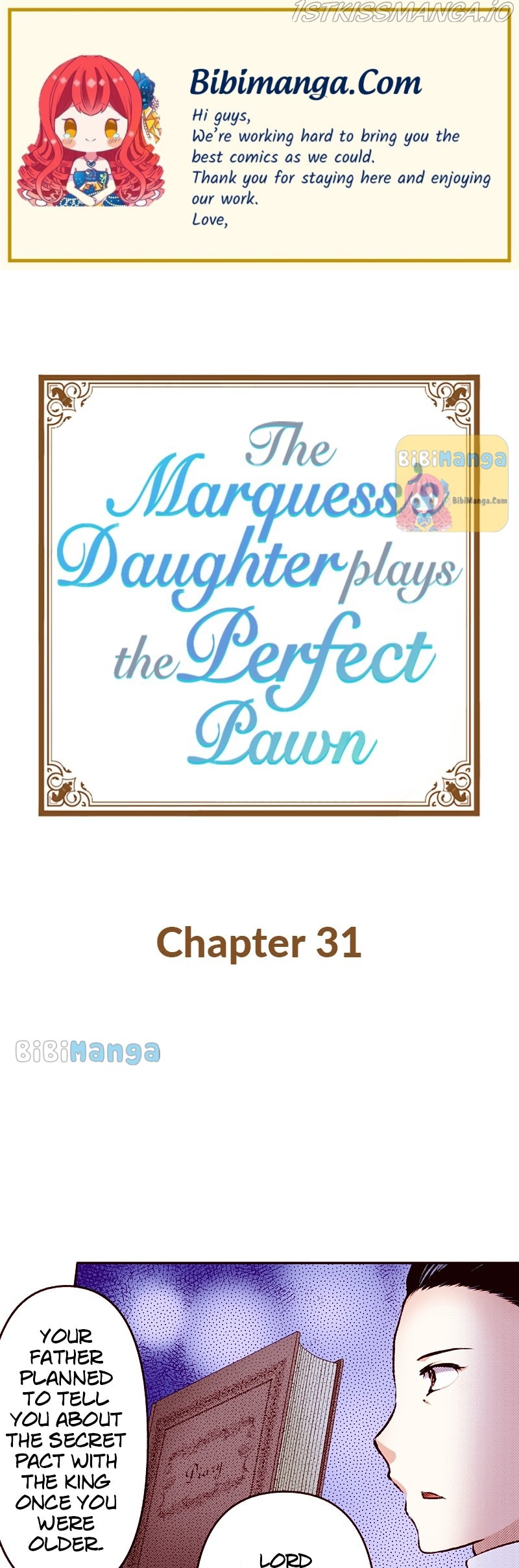 The Marquess’s Daughter Plays the Perfect Pawn chapter 31