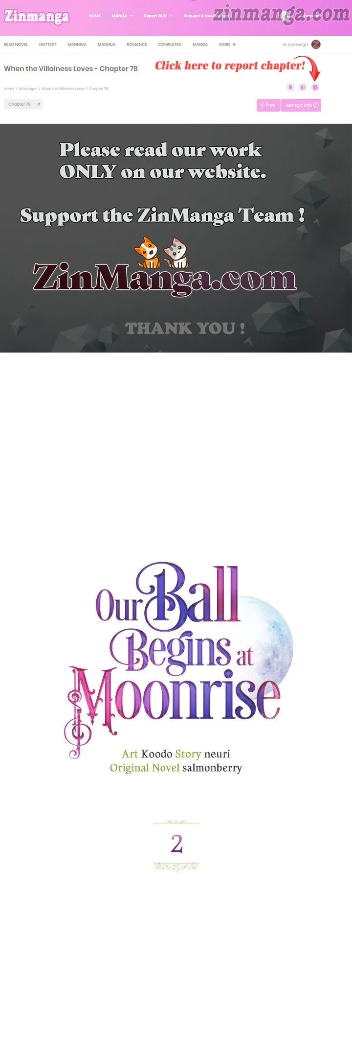 Our Ball Begins at Moonrise chapter 8