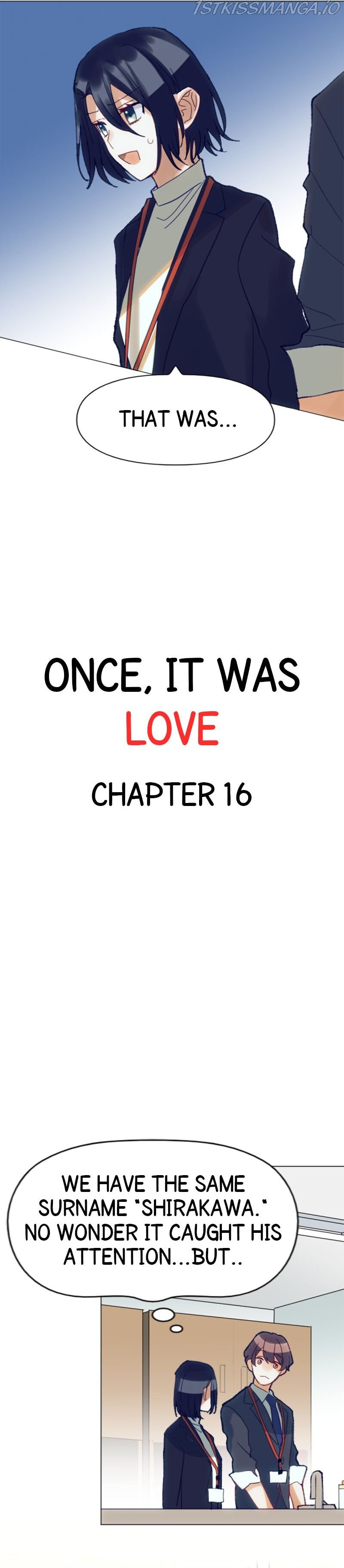 Once, It Was Love chapter 16