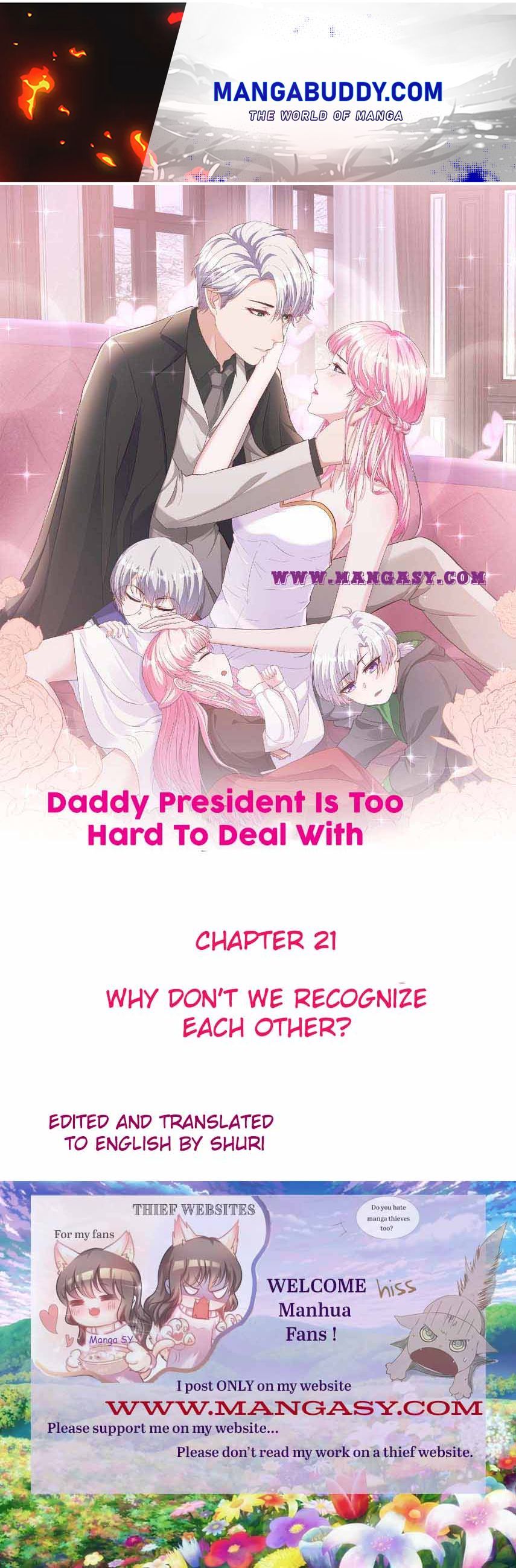 Daddy President Is Too Hard To Deal With chapter 21