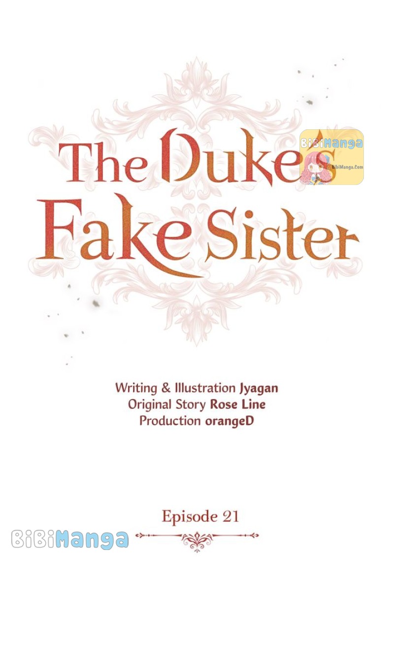 If You Want a Fake Sister chapter 21