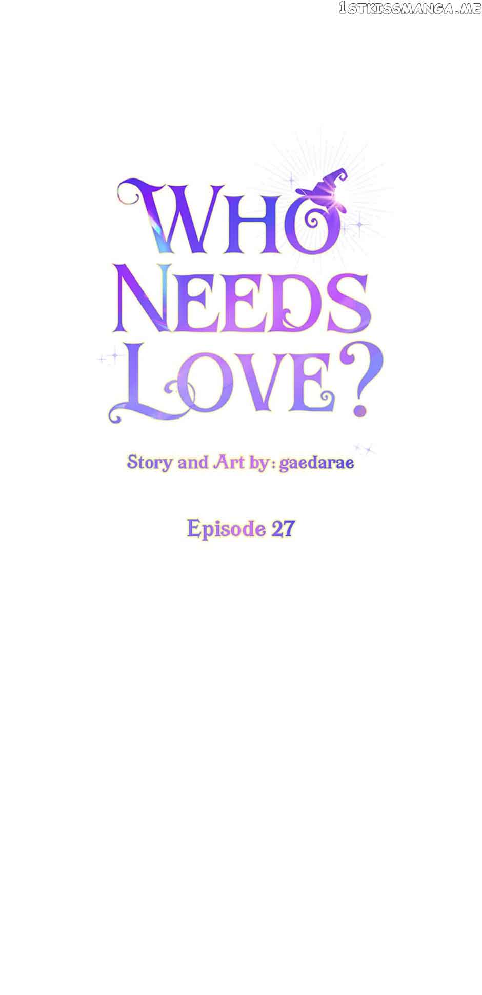 Who Needs Love? chapter 27