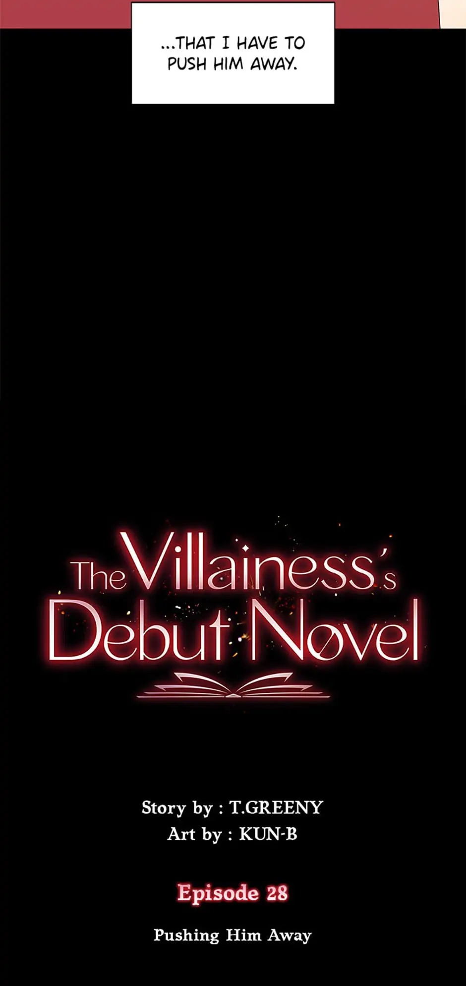 The Villainess’s Debut chapter 28