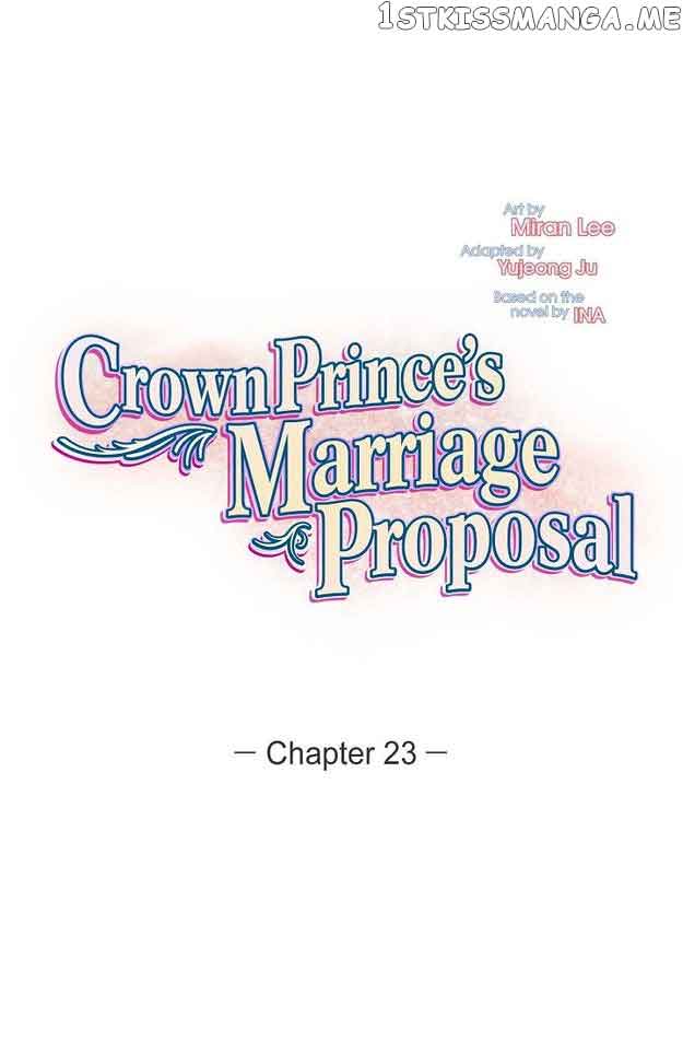 Crown Prince’s Marriage Proposal chapter 23