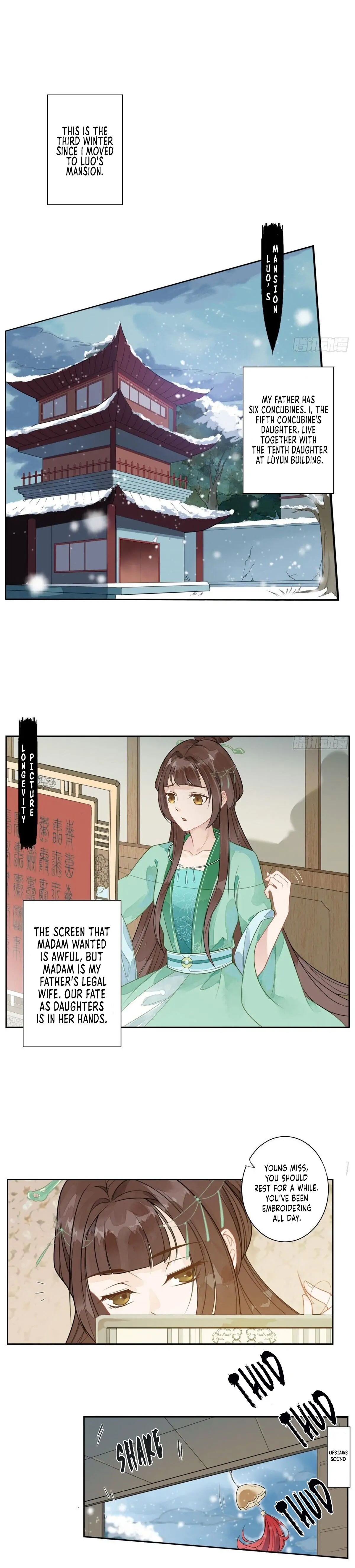 A Concubine’s Daughter and Her Tactics chapter 1