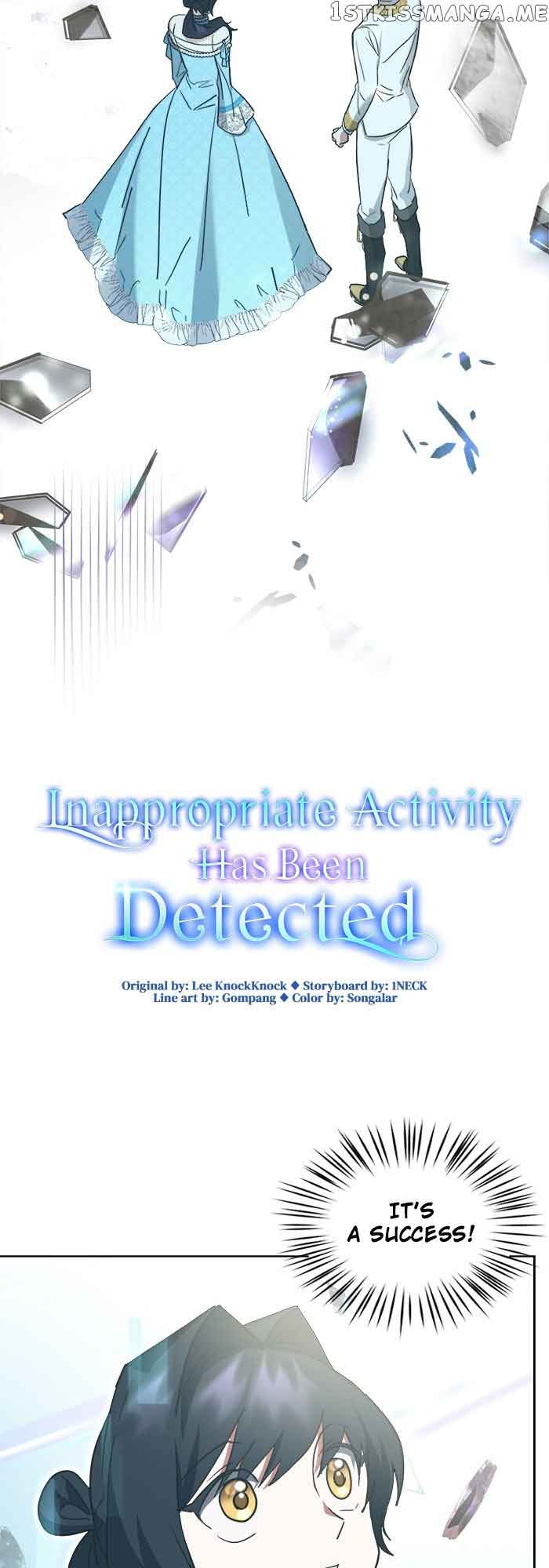 Inappropriate Activity Has Been Detected chapter 7
