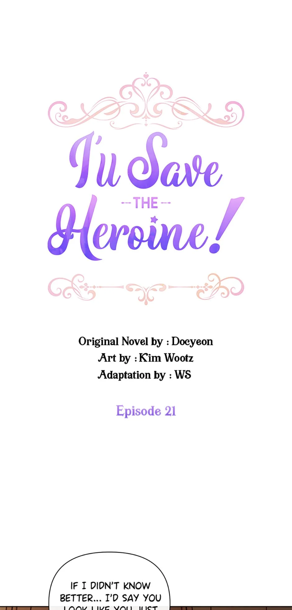 I’ll Save the Heroine! chapter 21