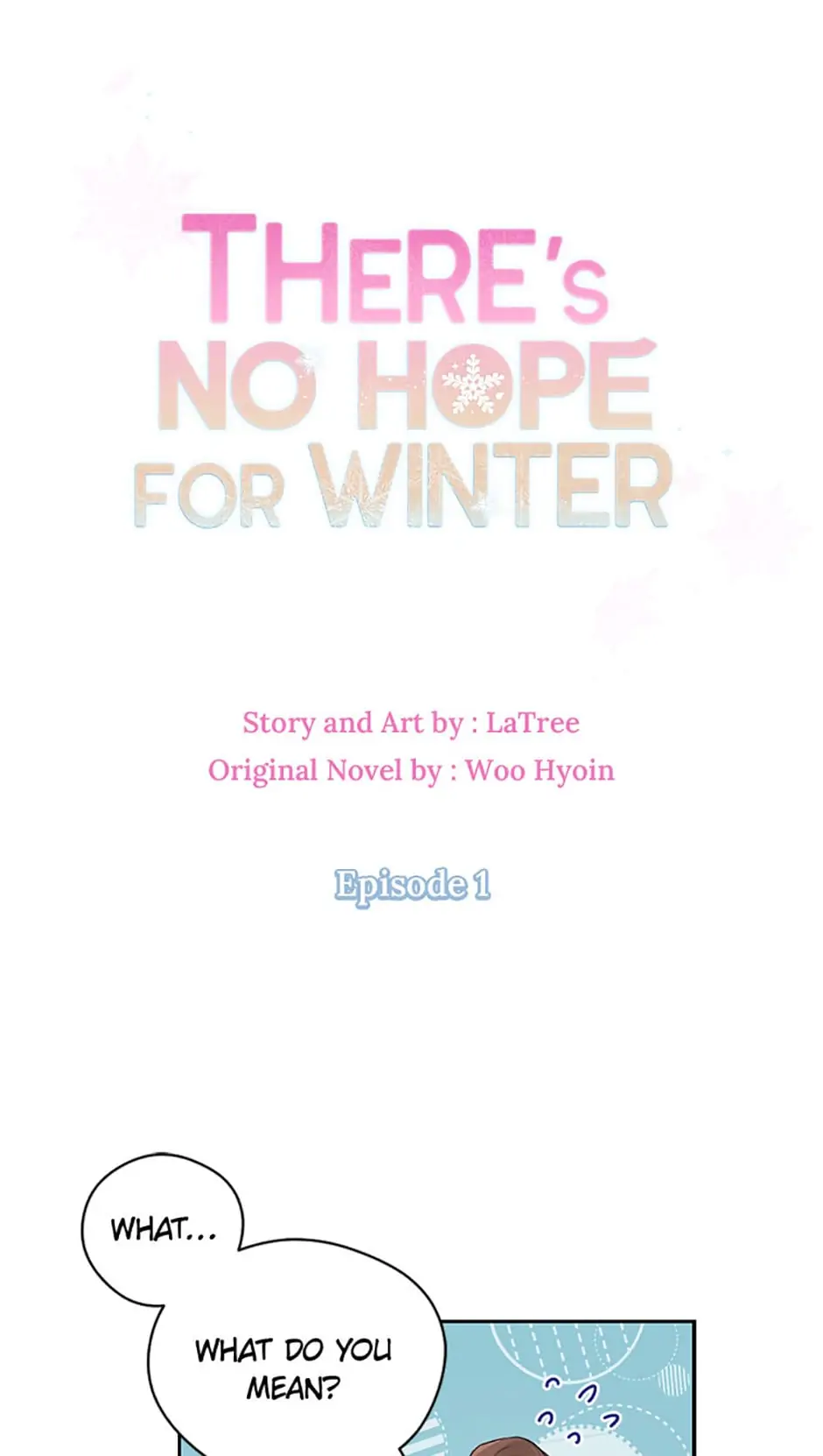There’s No Hope for Winter chapter 1