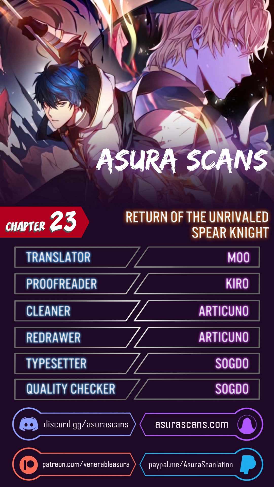 Return of the Legendary Spear Knight chapter 23