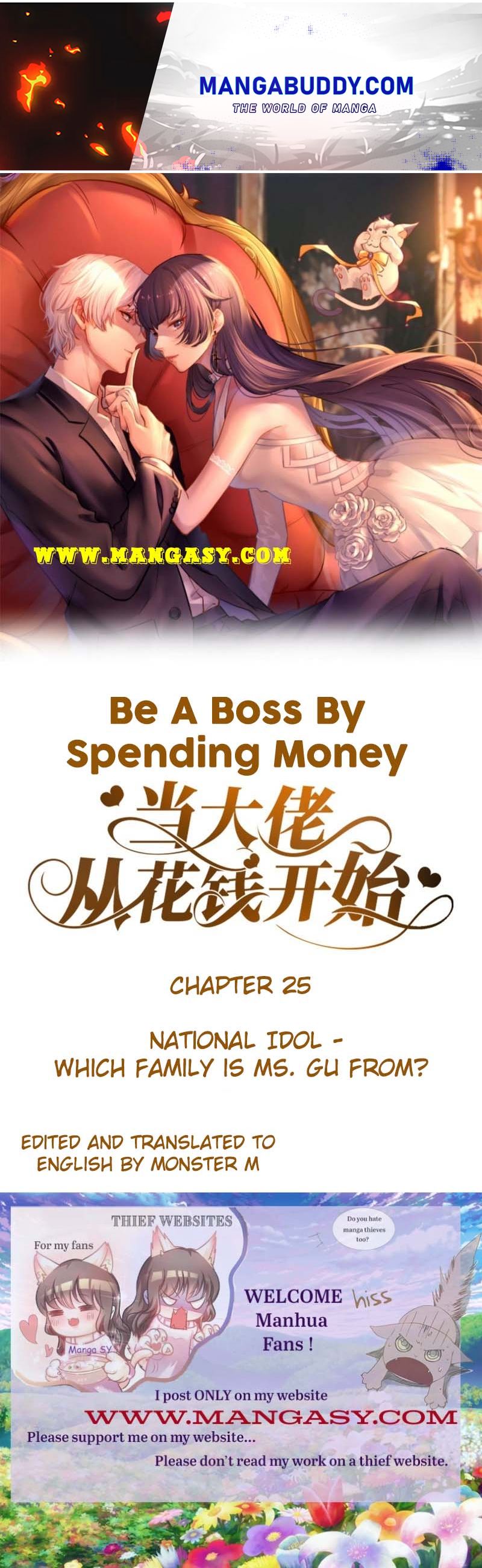 Becoming a Big Boss Starts with Spending Money chapter 25