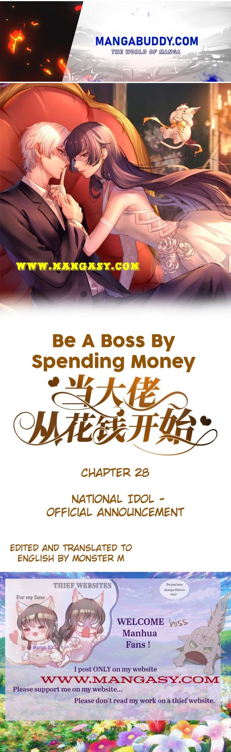 Becoming a Big Boss Starts with Spending Money chapter 28