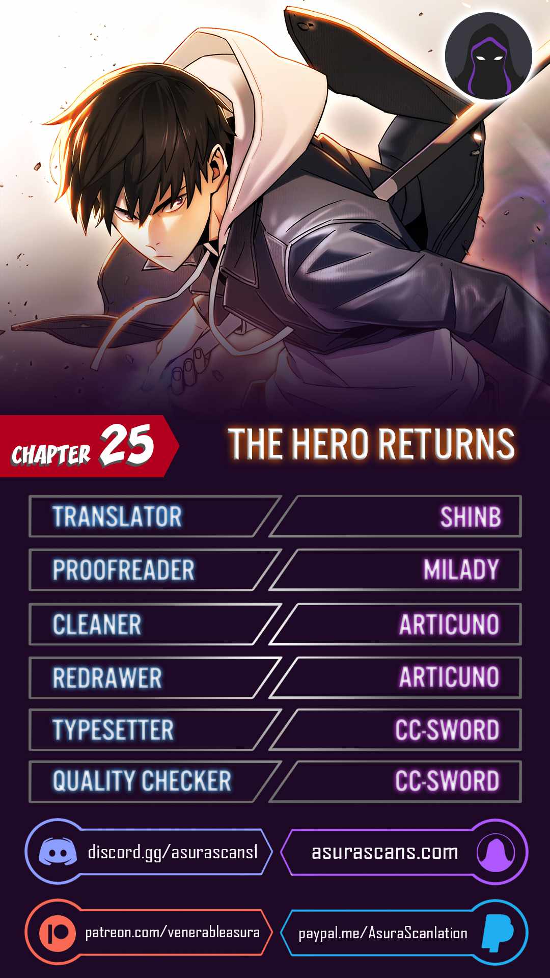The Hero Returns chapter 25
