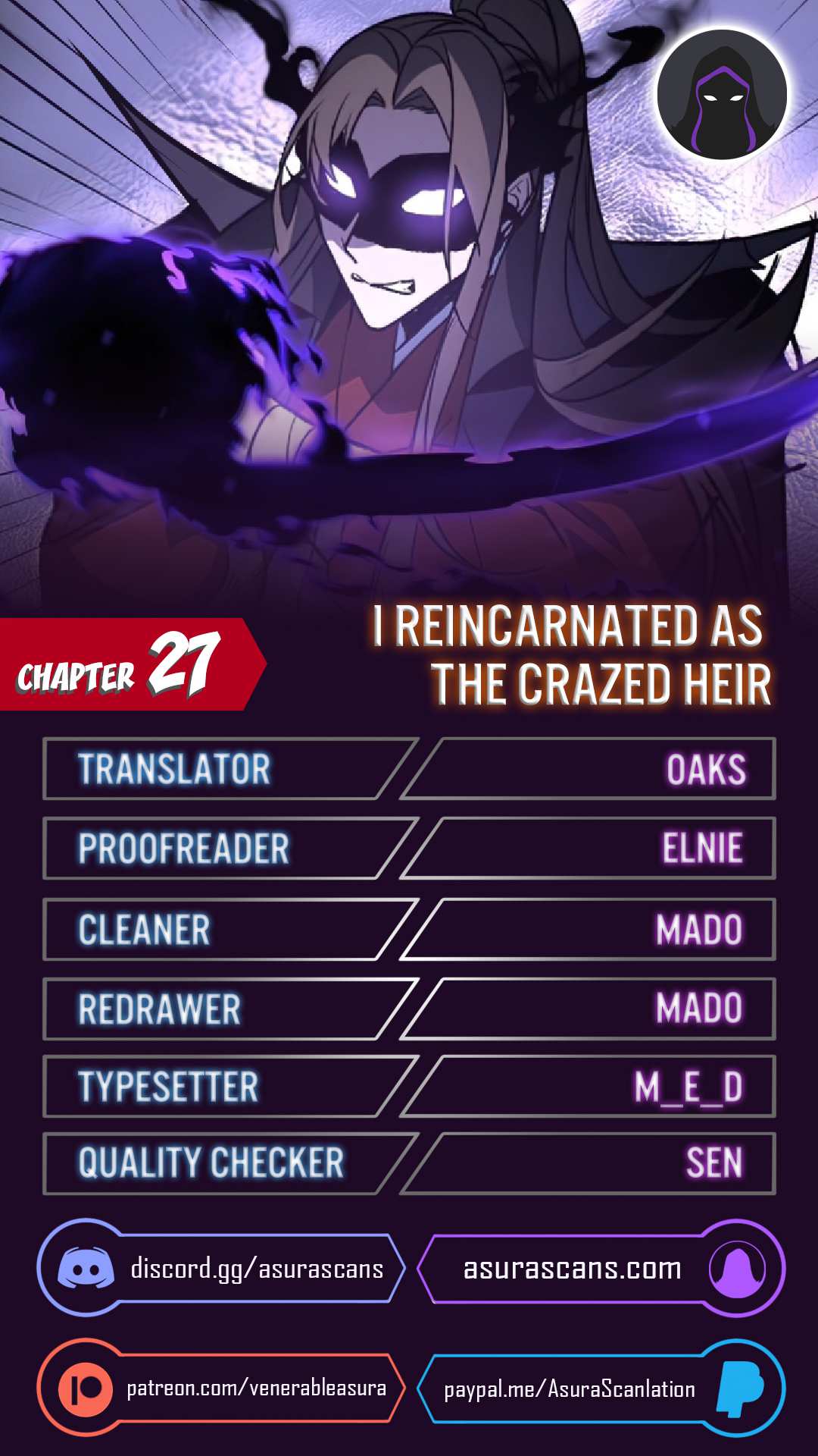 I Reincarnated As The Crazed Heir chapter 27