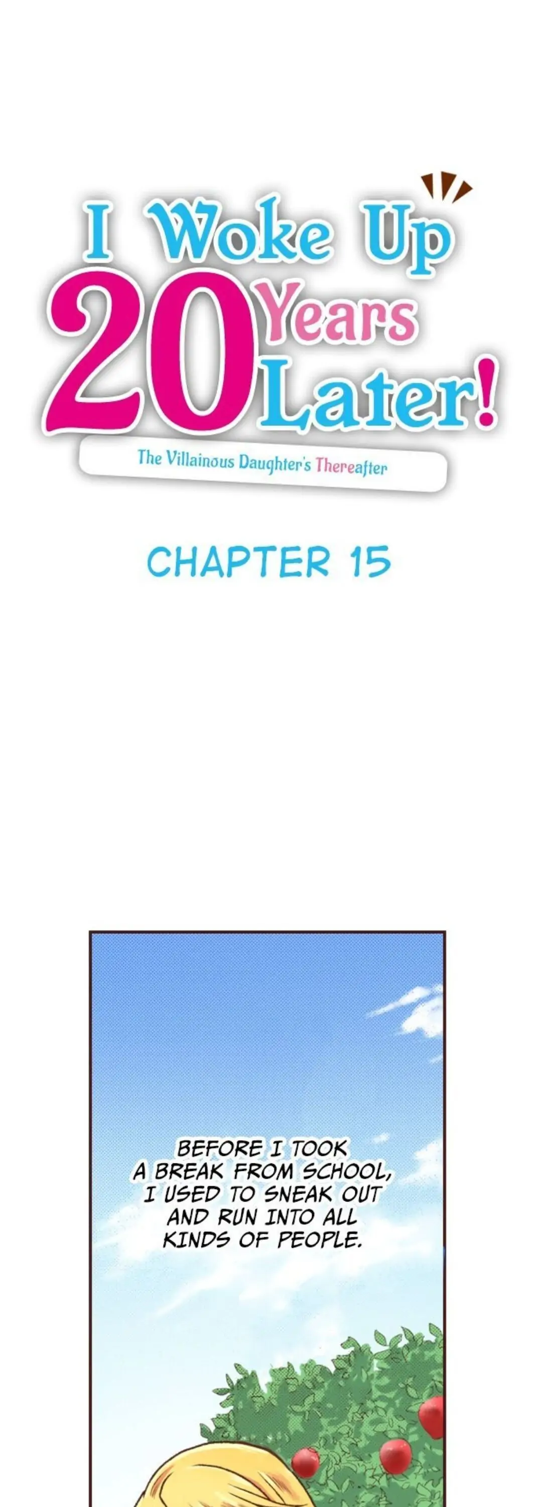 I Woke Up 20 Years Later! chapter 15