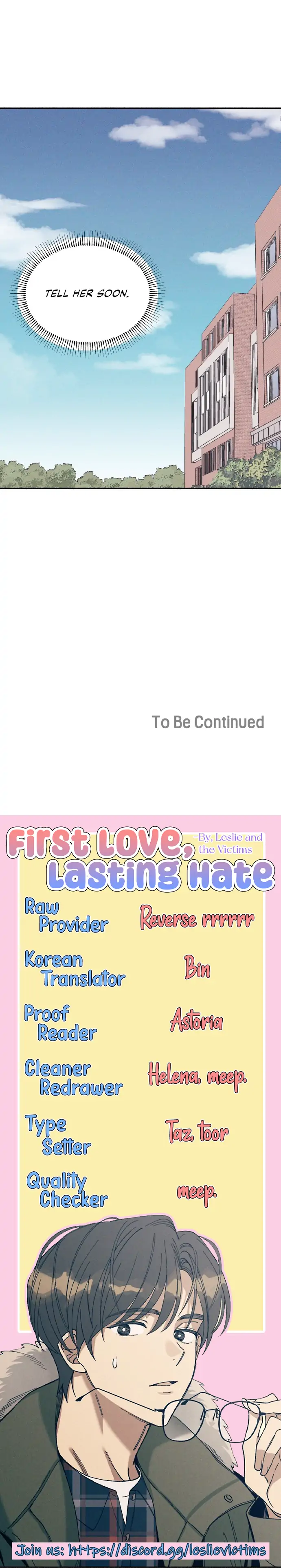 First Love, Lasting Hate chapter 7