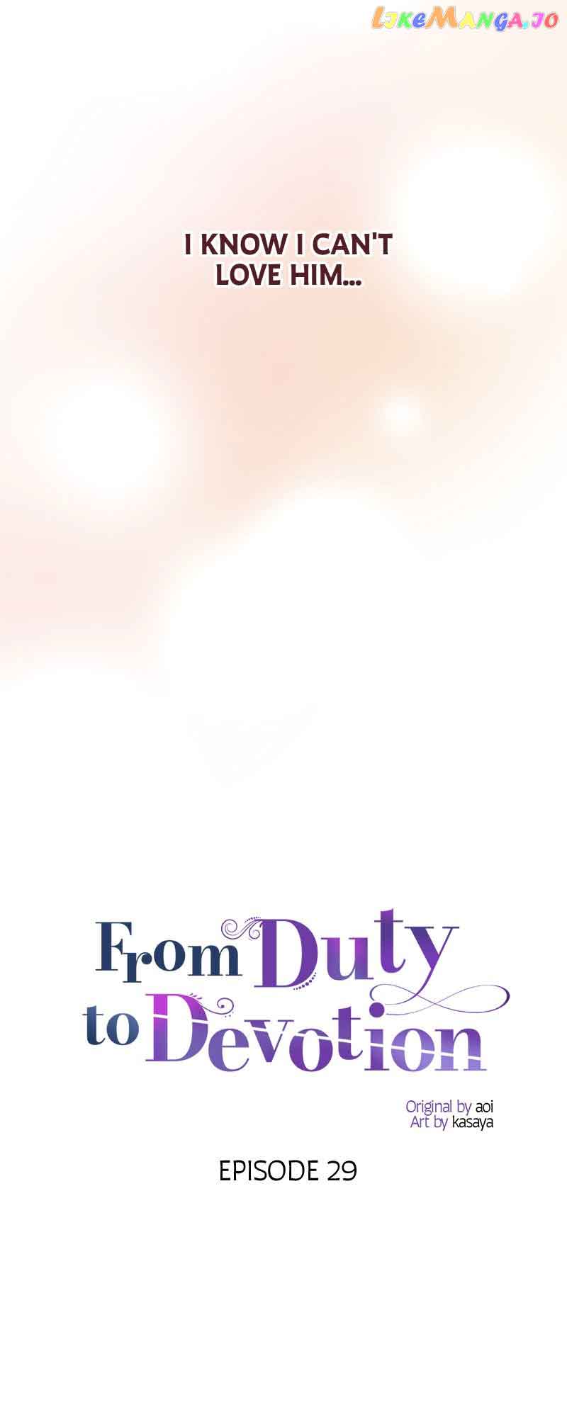 From Duty to Devotion chapter 29