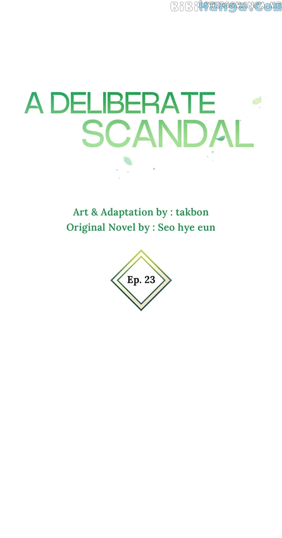 Deliberate Scandal chapter 23