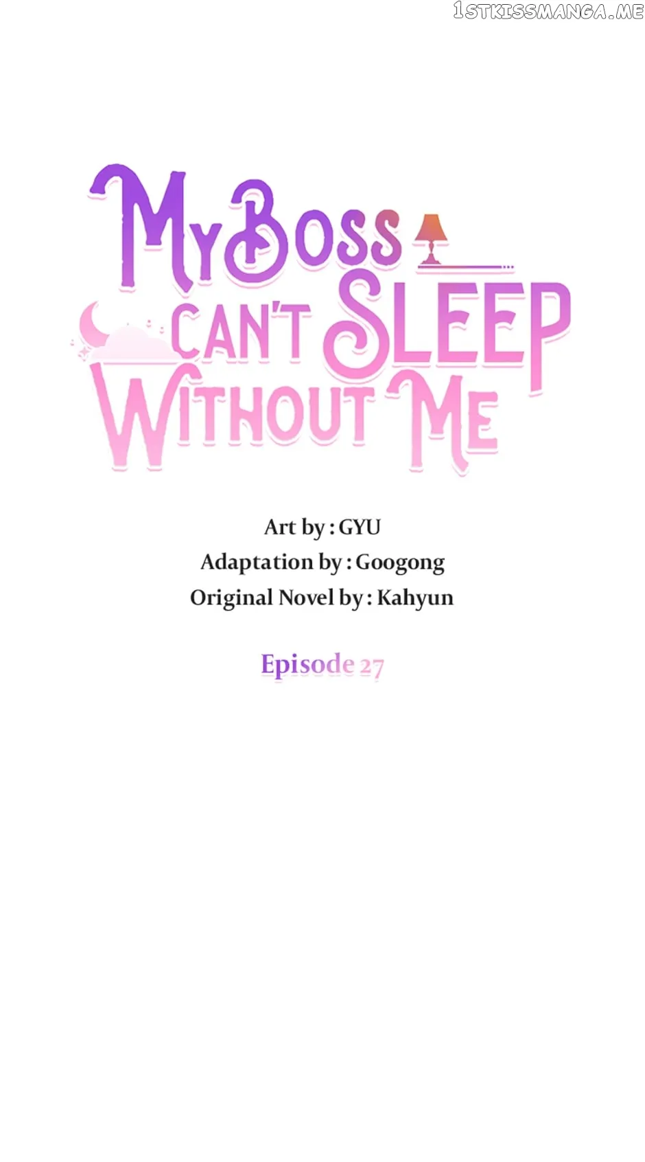 My Boss Can’t Sleep Without Me chapter 27