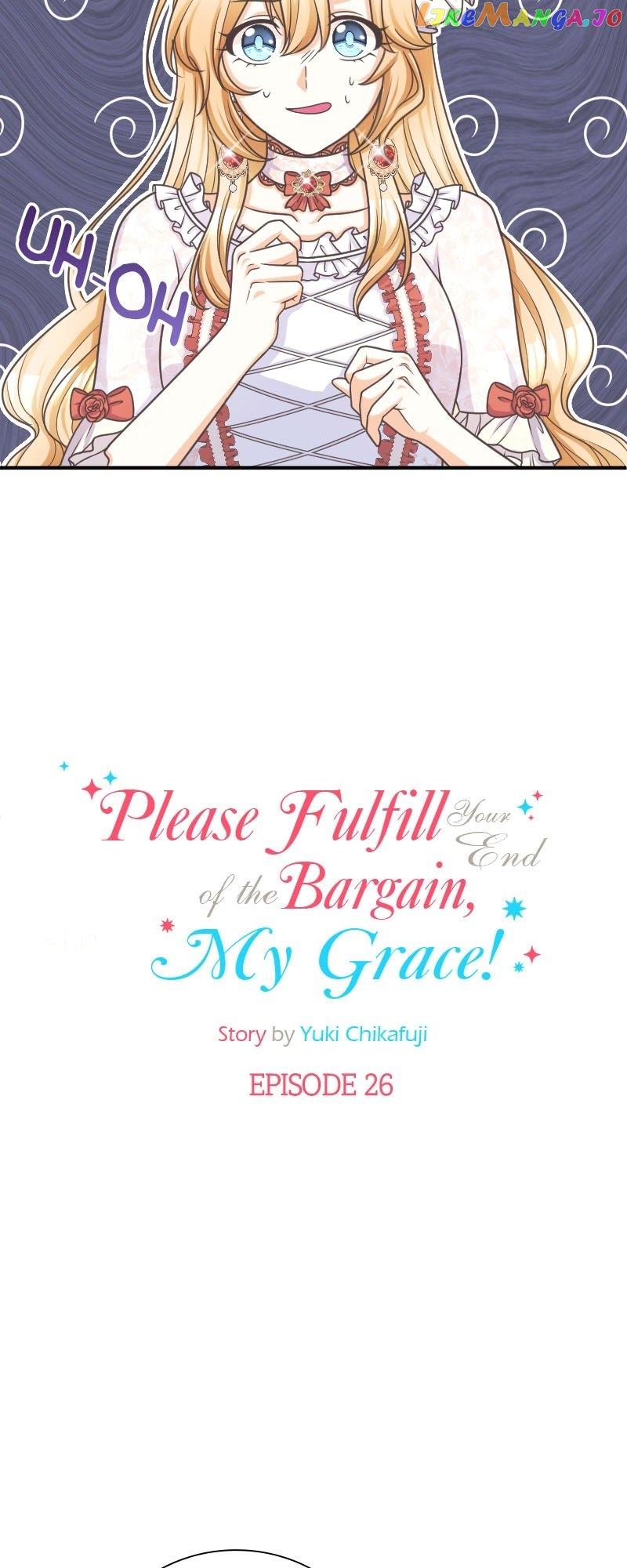 Please Fulfill Your End of the Bargain, My Grace! chapter 26