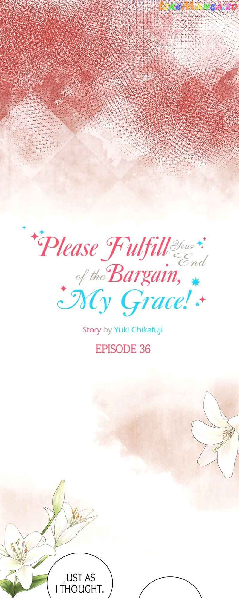 Please Fulfill Your End of the Bargain, My Grace! chapter 36