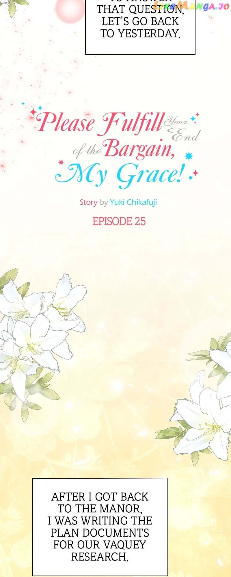 Please Fulfill Your End of the Bargain, My Grace! chapter 25