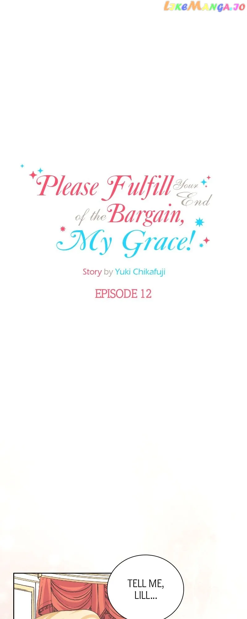Please Fulfill Your End of the Bargain, My Grace! chapter 12