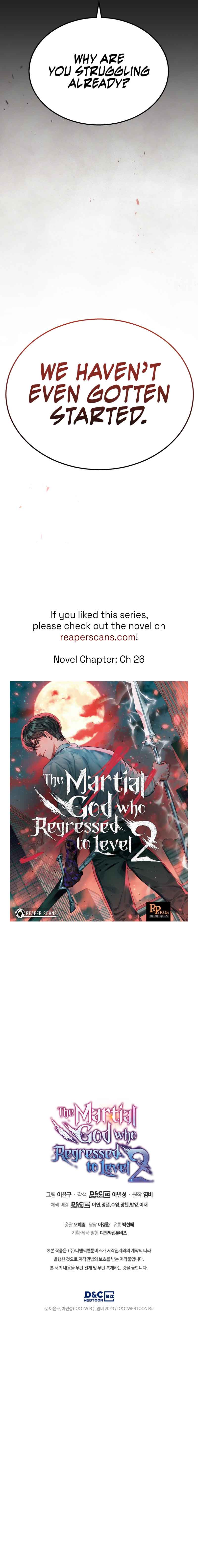 Martial God Regressed to Level 2 chapter 20