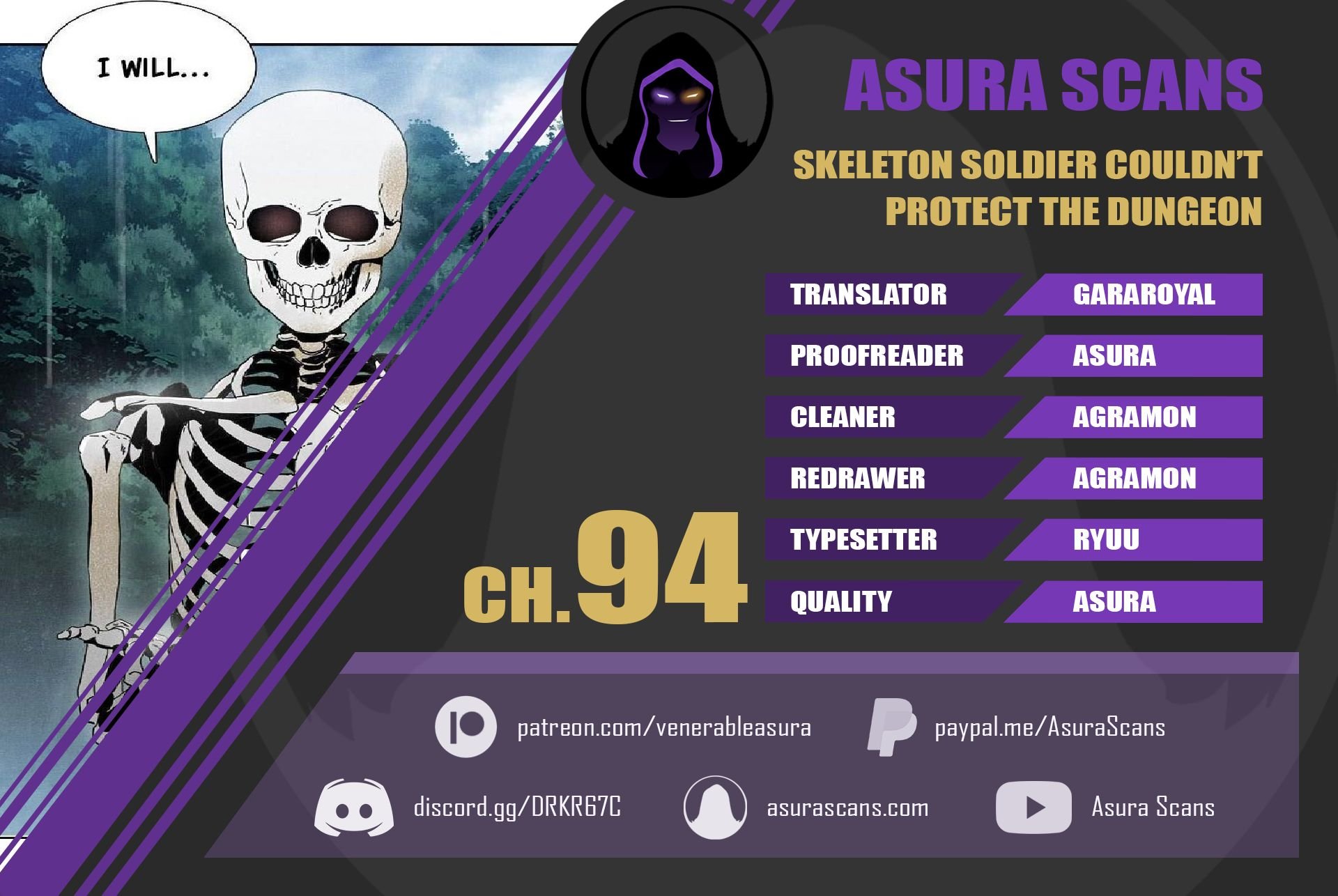 The Skeleton Soldier Failed to Defend the Dungeon [Official] chapter 94
